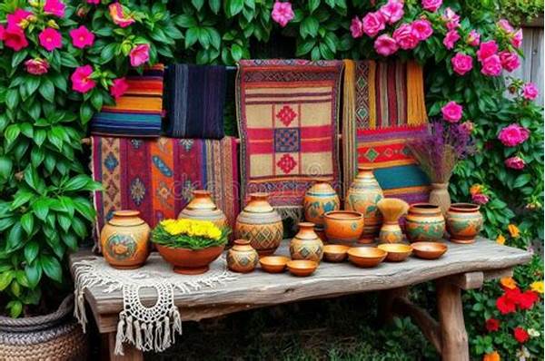 Handcrafted Woven Textiles Display