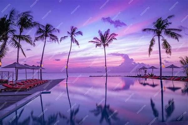 Luxury Beachfront Accommodation With Sunset Scenery