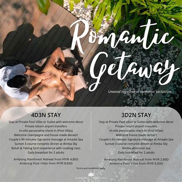 Customizable Romantic Getaway Packages