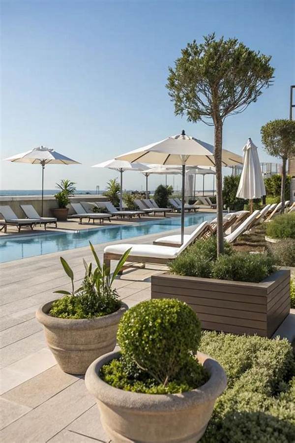 Sophisticated Poolside Design And Outlooks