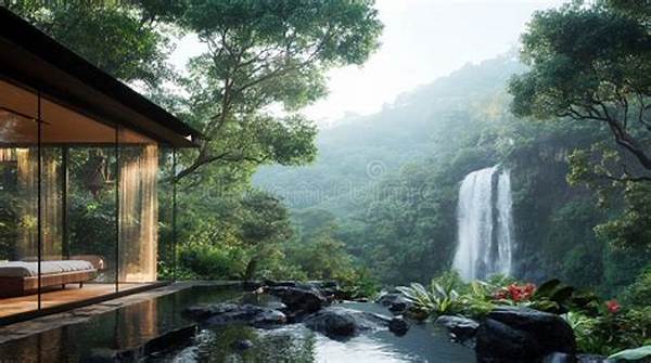 Tranquil Hideaways With Cascading Waterfalls