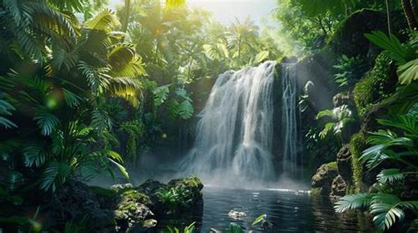 “adventure Retreats Beneath Lush Waterfalls”