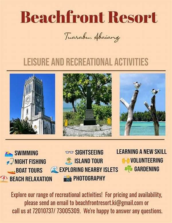 Beachfront Villa Leisure Activities Guide
