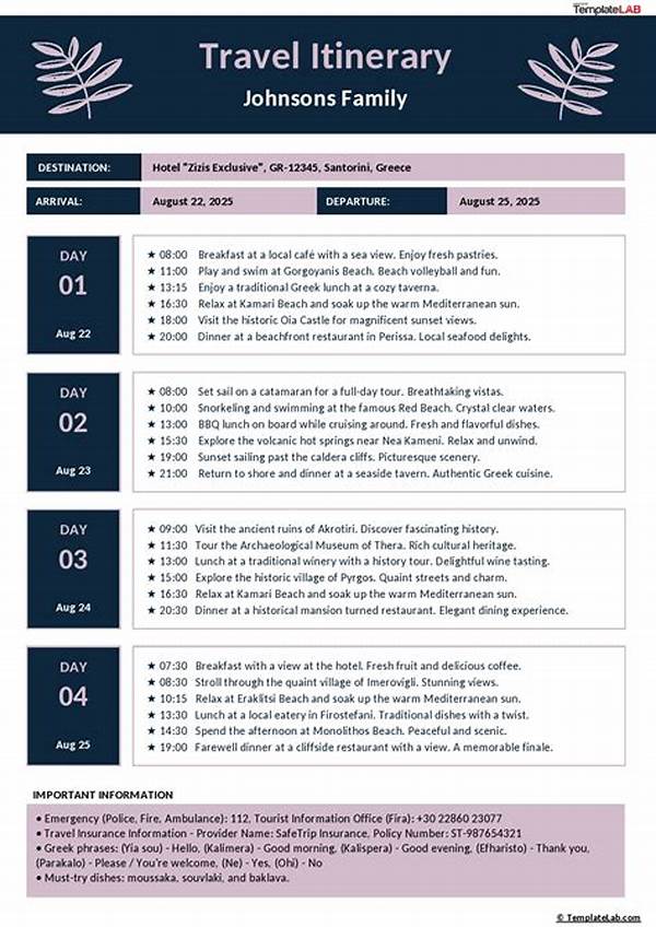 Luxury Travel Itinerary Planning