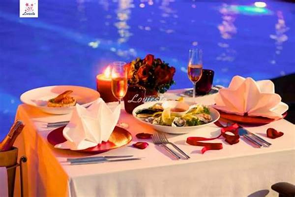 Poolside Candlelit Dinner For Two